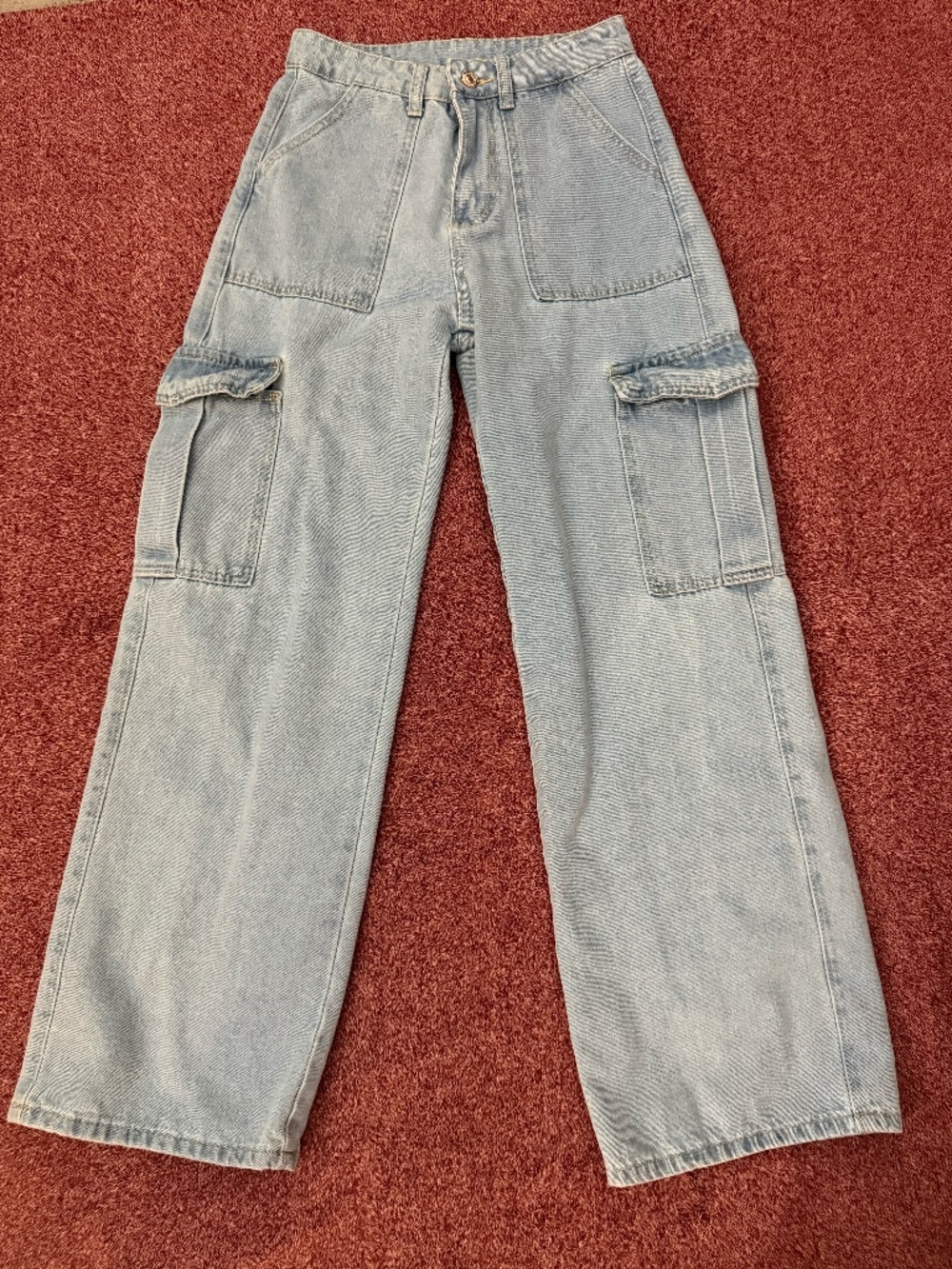 Shein Petite Cargo Jeans